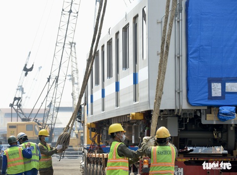 TP.HCM: Đón nhận thêm 2 đoàn tàu metro - Ảnh 2. TP.HCM: Đón nhận thêm 2 đoàn tàu metro - Ảnh 2.
