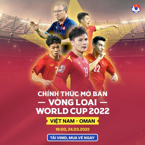 VFF mở bán 20.000 vé trận Việt Nam - Oman, vé chưa sốt - Ảnh 1. VFF mở bán 20.000 vé trận Việt Nam - Oman, vé chưa sốt - Ảnh 1.