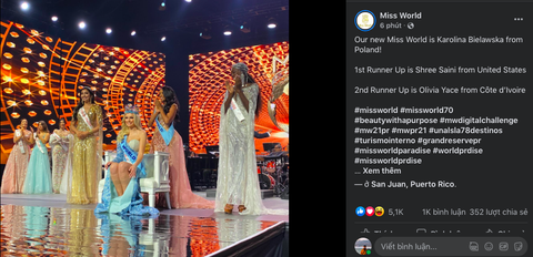 Người đẹp Ba Lan đăng quang Miss World 2021 - Ảnh 1. Người đẹp Ba Lan đăng quang Miss World 2021 - Ảnh 1.