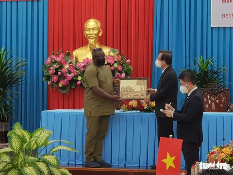 Cung ứng 1 triệu tấn lúa/năm và hợp tác thủy sản với Sierra Leone - Ảnh 2. Cung ứng 1 triệu tấn lúa/năm và hợp tác thủy sản với Sierra Leone - Ảnh 2.