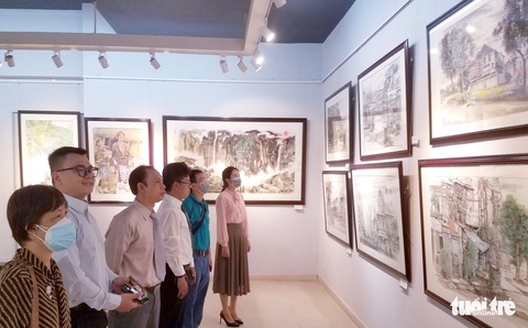 Xem cuộc sống đương đại trong tranh thủy mặc - Ảnh 7. Xem cuộc sống đương đại trong tranh thủy mặc - Ảnh 7.