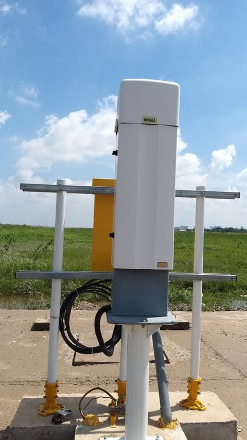 Trạm khí tượng sân bay Chu Lai bị cắt trộm gần 30m cáp tiếp đất - Ảnh 1. Trạm khí tượng sân bay Chu Lai bị cắt trộm gần 30m cáp tiếp đất - Ảnh 1.