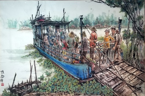Xem cuộc sống đương đại trong tranh thủy mặc - Ảnh 12. Xem cuộc sống đương đại trong tranh thủy mặc - Ảnh 12.