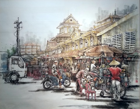 Xem cuộc sống đương đại trong tranh thủy mặc - Ảnh 4. Xem cuộc sống đương đại trong tranh thủy mặc - Ảnh 4.