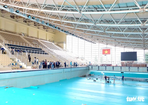 Công trình phục vụ SEA Games 31 còn... ngổn ngang - Ảnh 5. Công trình phục vụ SEA Games 31 còn... ngổn ngang - Ảnh 5.