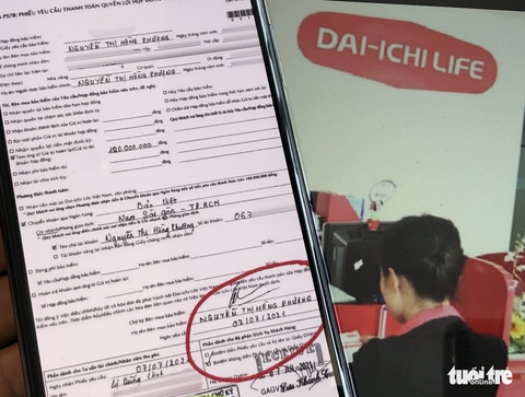 Thêm khách hàng tố bị giả chữ ký, rút mất 350 triệu tiền bảo hiểm: Dai-ichi có xử lý hời hợt? - Ảnh 1. Thêm khách hàng tố bị giả chữ ký, rút mất 350 triệu tiền bảo hiểm: Dai-ichi có xử lý hời hợt? - Ảnh 1.
