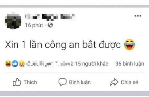 ‘Xin 1 lần công an bắt được’, nam thanh niên ‘cầu được ước thấy’ - Ảnh 1. ‘Xin 1 lần công an bắt được’, nam thanh niên ‘cầu được ước thấy’ - Ảnh 1.