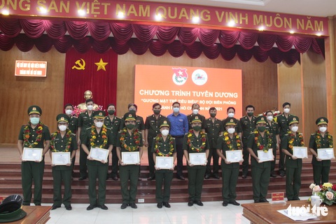 Tuyên dương 11 gương mặt trẻ Bộ đội biên phòng TP.HCM - Ảnh 1. Tuyên dương 11 gương mặt trẻ Bộ đội biên phòng TP.HCM - Ảnh 1.