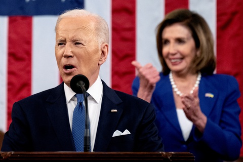 Đọc Thông điệp liên bang, ông Biden khẳng định Mỹ không tham chiến tại Ukraine - Ảnh 2. Đọc Thông điệp liên bang, ông Biden khẳng định Mỹ không tham chiến tại Ukraine - Ảnh 2.