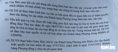 Giám định chữ ký vụ khách hàng tố bị mạo danh rút tiền bảo hiểm - Ảnh 2. Giám định chữ ký vụ khách hàng tố bị mạo danh rút tiền bảo hiểm - Ảnh 2.