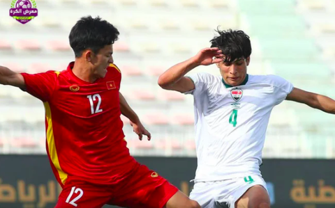 U23 Việt Nam hòa Iraq 0-0 ở trận ra quân Dubai Cup 2022 - Ảnh 1. U23 Việt Nam hòa Iraq 0-0 ở trận ra quân Dubai Cup 2022 - Ảnh 1.