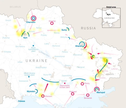 ĐỌC NHANH 24-3: Nga và Ukraine thỏa thuận thiết lập 7 hành lang nhân đạo - Ảnh 4. ĐỌC NHANH 24-3: Nga và Ukraine thỏa thuận thiết lập 7 hành lang nhân đạo - Ảnh 4.