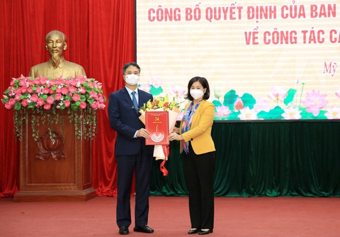 Chánh văn phòng UBND TP Hà Nội giữ chức bí thư Huyện ủy Mỹ Đức - Ảnh 1. Chánh văn phòng UBND TP Hà Nội giữ chức bí thư Huyện ủy Mỹ Đức - Ảnh 1.