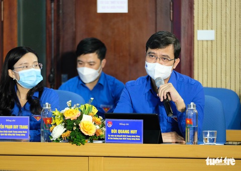 Bí thư thứ nhất Trung ương Đoàn đối thoại trực tuyến với chủ đề Khát vọng cống hiến - Ảnh 6. Bí thư thứ nhất Trung ương Đoàn đối thoại trực tuyến với chủ đề Khát vọng cống hiến - Ảnh 6.