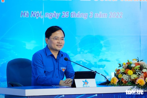 Bí thư thứ nhất Trung ương Đoàn đối thoại trực tuyến với chủ đề Khát vọng cống hiến - Ảnh 3. Bí thư thứ nhất Trung ương Đoàn đối thoại trực tuyến với chủ đề Khát vọng cống hiến - Ảnh 3.