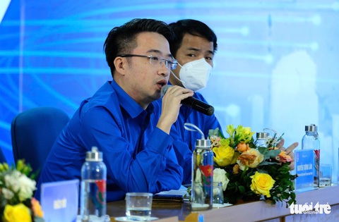 Bí thư thứ nhất Trung ương Đoàn đối thoại trực tuyến với chủ đề Khát vọng cống hiến - Ảnh 8. Bí thư thứ nhất Trung ương Đoàn đối thoại trực tuyến với chủ đề Khát vọng cống hiến - Ảnh 8.