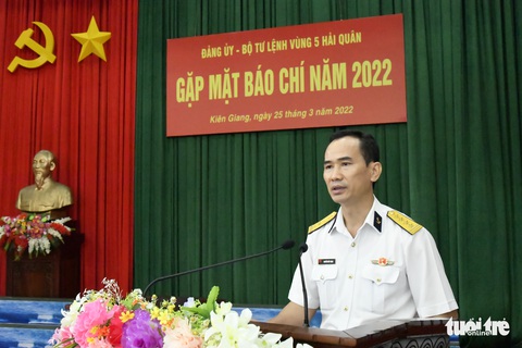 Bộ tư lệnh Vùng 5 hải quân gặp mặt báo chí năm 2022 - Ảnh 2. Bộ tư lệnh Vùng 5 hải quân gặp mặt báo chí năm 2022 - Ảnh 2.