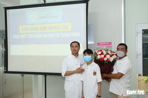 Huế: Lần đầu tiên thực hiện thành công ca gạn tách bạch cầu ở trẻ em - Ảnh 1. Huế: Lần đầu tiên thực hiện thành công ca gạn tách bạch cầu ở trẻ em - Ảnh 1.