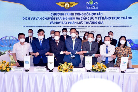 Chuỗi dự án NovaWorld nâng tầm với dịch vụ bay chuyên cơ và cấp cứu đường không - Ảnh 1. Chuỗi dự án NovaWorld nâng tầm với dịch vụ bay chuyên cơ và cấp cứu đường không - Ảnh 1.
