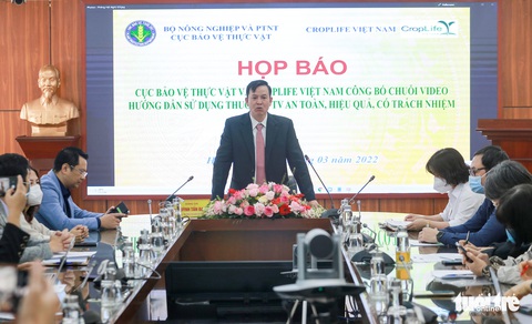 Công bố chuỗi video hướng dẫn sử dụng thuốc bảo vệ thực vật an toàn - Ảnh 1. Công bố chuỗi video hướng dẫn sử dụng thuốc bảo vệ thực vật an toàn - Ảnh 1.