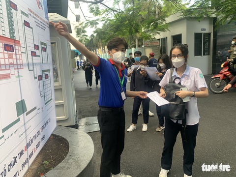 Thi đánh giá năng lực: Thí sinh thoải mái, tự tin - Ảnh 1. Thi đánh giá năng lực: Thí sinh thoải mái, tự tin - Ảnh 1.
