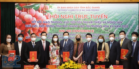 Xúc tiến, đưa vải thiều Bắc Giang sang thị trường Mỹ - Ảnh 2. Xúc tiến, đưa vải thiều Bắc Giang sang thị trường Mỹ - Ảnh 2.