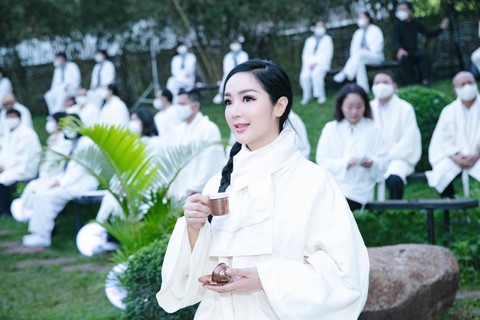 Hoa hậu Giáng My thích thú với trải nghiệm lối sống tỉnh thức - Ảnh 1. Hoa hậu Giáng My thích thú với trải nghiệm lối sống tỉnh thức - Ảnh 1.