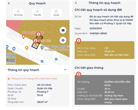 Tra cứu quy hoạch đầy đủ thông tin chỉ trong 2 giây - Ảnh 4. Tra cứu quy hoạch đầy đủ thông tin chỉ trong 2 giây - Ảnh 4.