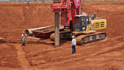 Khởi công hạng mục cọc, nền móng nhà ga hành khách sân bay quốc tế Long Thành - Ảnh 2. Khởi công hạng mục cọc, nền móng nhà ga hành khách sân bay quốc tế Long Thành - Ảnh 2.