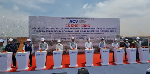 Khởi công hạng mục cọc, nền móng nhà ga hành khách sân bay quốc tế Long Thành - Ảnh 1. Khởi công hạng mục cọc, nền móng nhà ga hành khách sân bay quốc tế Long Thành - Ảnh 1.