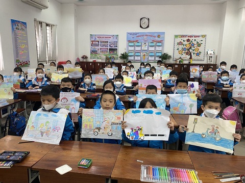 Kết quả cuộc thi sáng tác tranh cổ động tuyên truyền cho học sinh tiểu học - Ảnh 1. Kết quả cuộc thi sáng tác tranh cổ động tuyên truyền cho học sinh tiểu học - Ảnh 1.