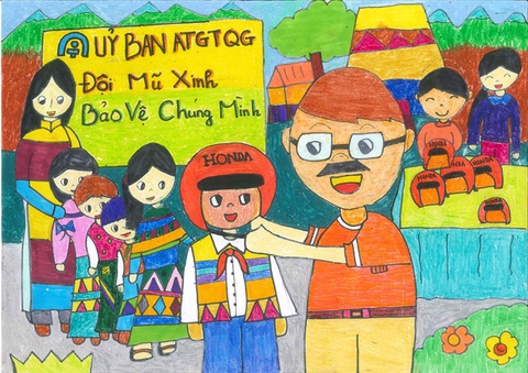 Kết quả cuộc thi sáng tác tranh cổ động tuyên truyền cho học sinh tiểu học - Ảnh 5. Kết quả cuộc thi sáng tác tranh cổ động tuyên truyền cho học sinh tiểu học - Ảnh 5.