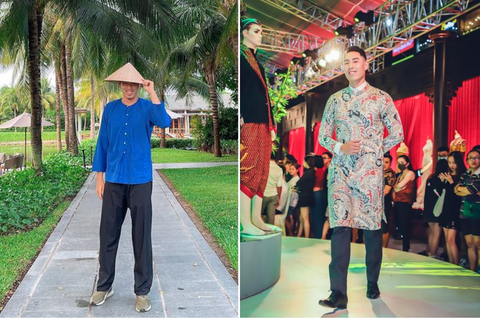 Ấn tượng thời trang truyền thống của sao VBA - Ảnh 3. Ấn tượng thời trang truyền thống của sao VBA - Ảnh 3.