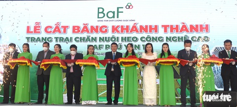 Khánh thành trang trại nuôi heo giống quy mô lớn ở miền Trung - Ảnh 1. Khánh thành trang trại nuôi heo giống quy mô lớn ở miền Trung - Ảnh 1.