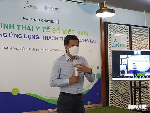 Y tế số giảm rủi ro lây nhiễm, tăng tiện ích chăm sóc sức khỏe người dân - Ảnh 1. Y tế số giảm rủi ro lây nhiễm, tăng tiện ích chăm sóc sức khỏe người dân - Ảnh 1.