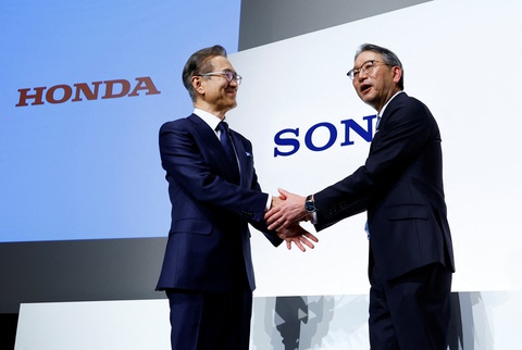 Sony bắt tay Honda lập liên minh chiến lược làm xe điện - Ảnh 1. Sony bắt tay Honda lập liên minh chiến lược làm xe điện - Ảnh 1.