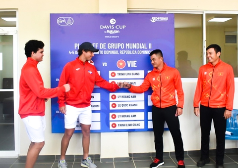 Tuyển Việt Nam thua Cộng hòa Dominica 0-3 ở Davis Cup - Ảnh 2. Tuyển Việt Nam thua Cộng hòa Dominica 0-3 ở Davis Cup - Ảnh 2.