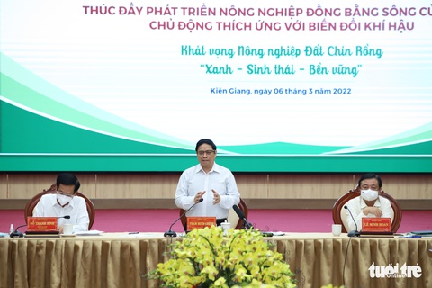 Thủ tướng yêu cầu Đồng bằng sông Cửu Long không đầu tư dàn trải, manh mún, chia cắt - Ảnh 1. Thủ tướng yêu cầu Đồng bằng sông Cửu Long không đầu tư dàn trải, manh mún, chia cắt - Ảnh 1.