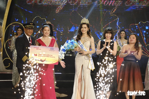 Sinh viên Trường đại học Kinh tế giành vương miện Hoa hậu Du lịch Đà Nẵng - Ảnh 1. Sinh viên Trường đại học Kinh tế giành vương miện Hoa hậu Du lịch Đà Nẵng - Ảnh 1.