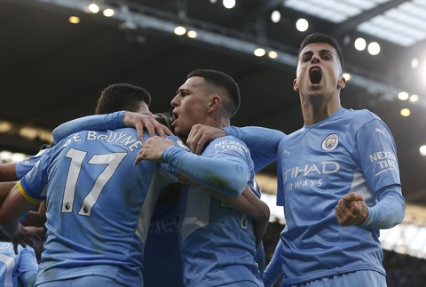 De Bruyne rực sáng, Man City thắng Man United 4-1 - Ảnh 1. De Bruyne rực sáng, Man City thắng Man United 4-1 - Ảnh 1.