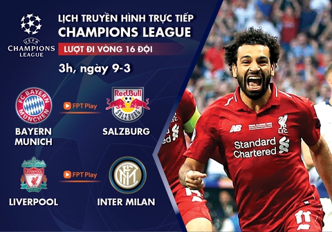 Lịch trực tiếp Champions League: Bayern - Salzburg, Liverpool - Inter - Ảnh 1. Lịch trực tiếp Champions League: Bayern - Salzburg, Liverpool - Inter - Ảnh 1.