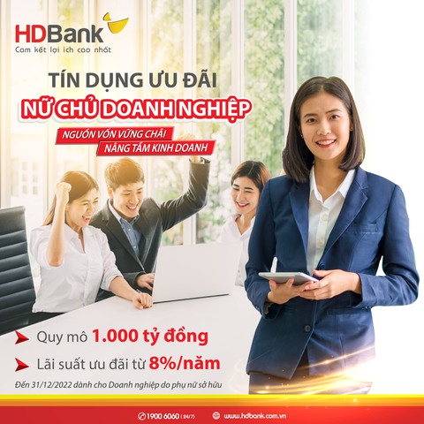 Đón 8-3, HDBank dành hơn 1.000 tỉ đồng ưu đãi lãi suất và hàng ngàn quà tặng đến khách hàng nữ - Ảnh 2. Đón 8-3, HDBank dành hơn 1.000 tỉ đồng ưu đãi lãi suất và hàng ngàn quà tặng đến khách hàng nữ - Ảnh 2.