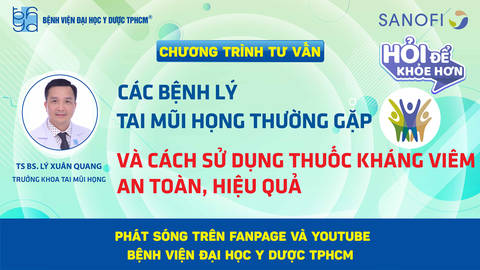 Tư vấn: Các bệnh lý tai mũi họng thường gặp và cách sử dụng thuốc kháng viêm an toàn, hiệu quả - Ảnh 3. Tư vấn: Các bệnh lý tai mũi họng thường gặp và cách sử dụng thuốc kháng viêm an toàn, hiệu quả - Ảnh 3.
