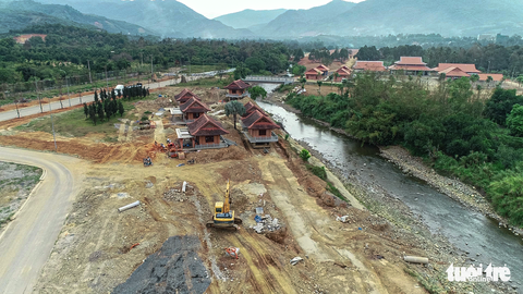 Khu du lịch Đại Tùng Lâm Hoa Sen: Tràn lan công trình không phép - Ảnh 7. Khu du lịch Đại Tùng Lâm Hoa Sen: Tràn lan công trình không phép - Ảnh 7.