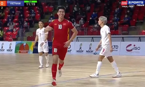 Văn Ý tỏa sáng trong khung thành giúp Việt Nam giành vé dự Giải futsal châu Á - Ảnh 1. Văn Ý tỏa sáng trong khung thành giúp Việt Nam giành vé dự Giải futsal châu Á - Ảnh 1.