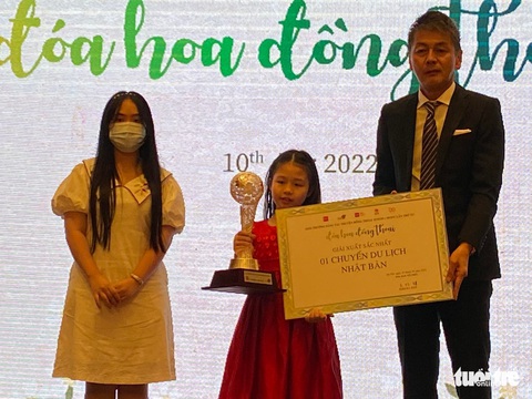Bé gái 8 tuổi ở Hà Nội giành giải đặc biệt cuộc thi sáng tác truyện đồng thoại - Ảnh 1. Bé gái 8 tuổi ở Hà Nội giành giải đặc biệt cuộc thi sáng tác truyện đồng thoại - Ảnh 1.