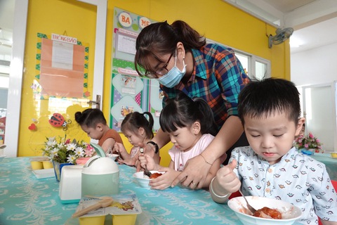TP.HCM: Trường mầm non hy vọng lấp đầy số trẻ - Ảnh 1. TP.HCM: Trường mầm non hy vọng lấp đầy số trẻ - Ảnh 1.
