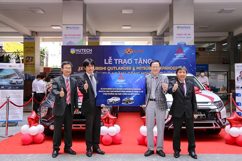 Mitsubishi Motors Vietnam tặng 2 ô tô phục vụ đào tạo ngành công nghệ kỹ thuật ôtô HUTECH - Ảnh 1. Mitsubishi Motors Vietnam tặng 2 ô tô phục vụ đào tạo ngành công nghệ kỹ thuật ôtô HUTECH - Ảnh 1.