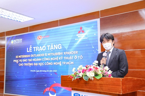 Mitsubishi Motors Vietnam tặng 2 ô tô phục vụ đào tạo ngành công nghệ kỹ thuật ôtô HUTECH - Ảnh 2. Mitsubishi Motors Vietnam tặng 2 ô tô phục vụ đào tạo ngành công nghệ kỹ thuật ôtô HUTECH - Ảnh 2.