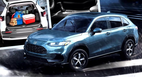 Honda HR-V 2023 khoe khoang hành lý rộng rãi: SUV đô thị thừa sức đi xa - Ảnh 5. Honda HR-V 2023 khoe khoang hành lý rộng rãi: SUV đô thị thừa sức đi xa - Ảnh 5.